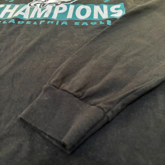 Philadelphia Eagles' Super Bowl LIX Black long-sleeved t-shirt - Picture 4 of 4